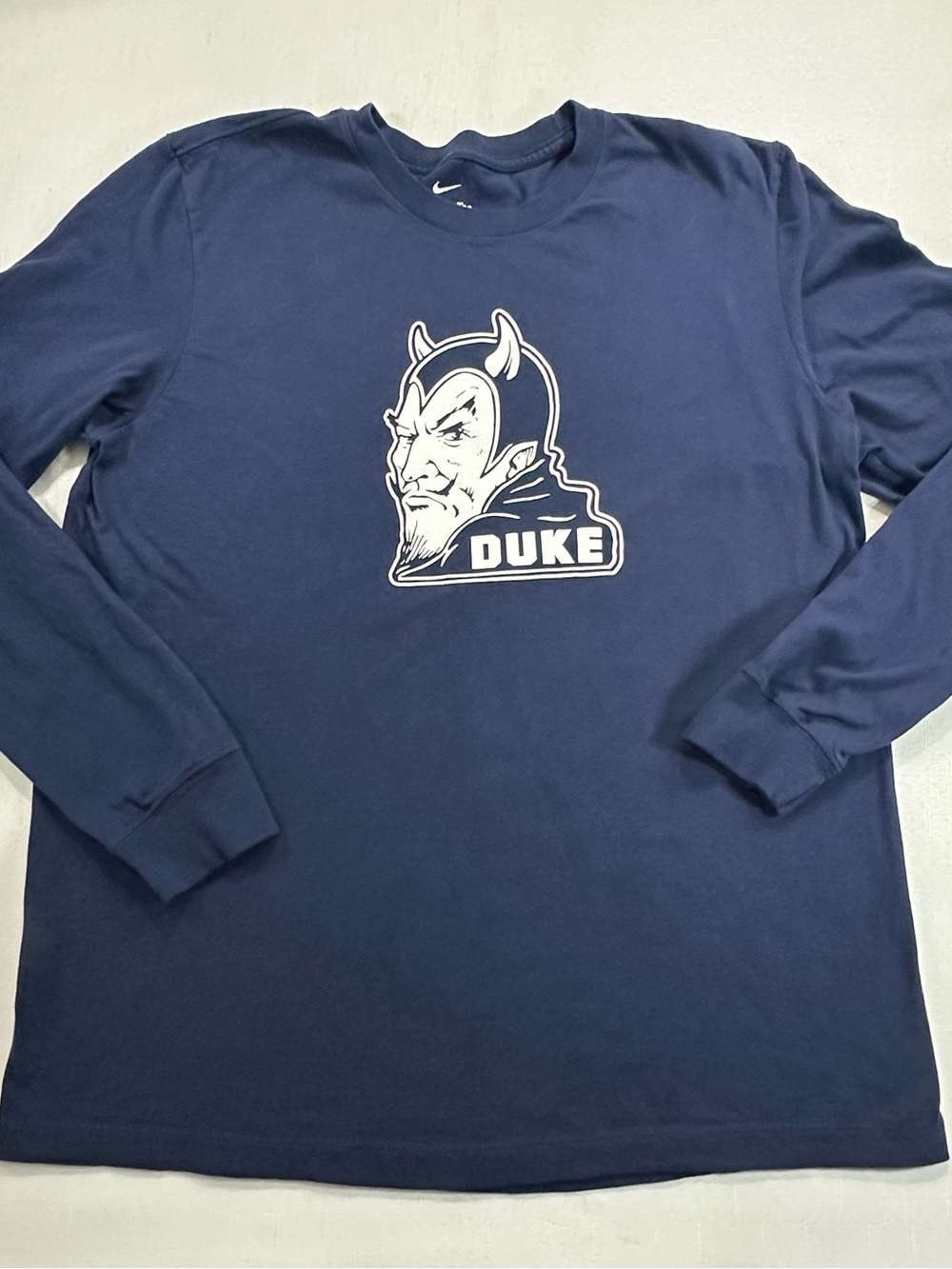 Nike Duke Blue Devils K Academy Long Sleeve Graphic Tee Men’s Large